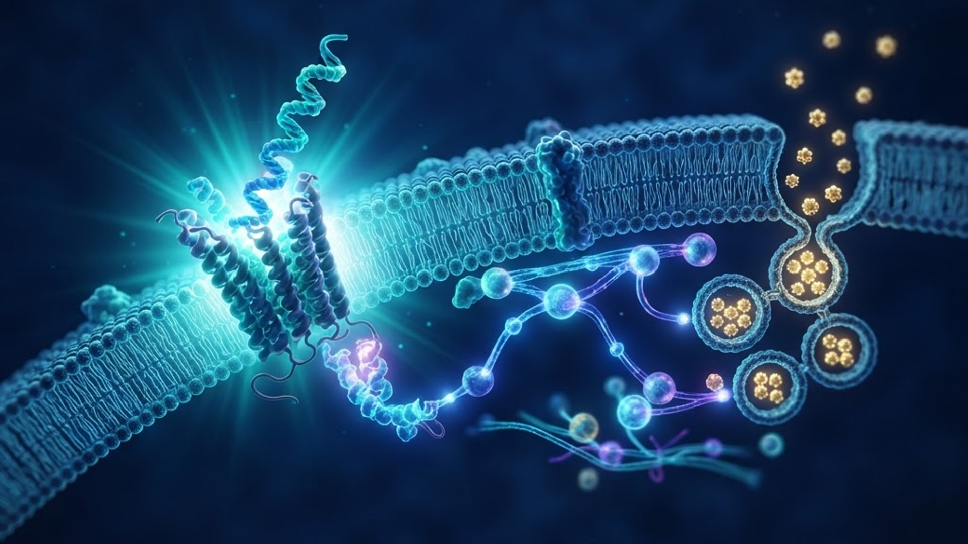 Semaglutide binds to GLP-1 receptors on pancreatic beta cells, triggering insulin secretion while simultaneously suppressing glucagon — a dual metabolic mechanism.